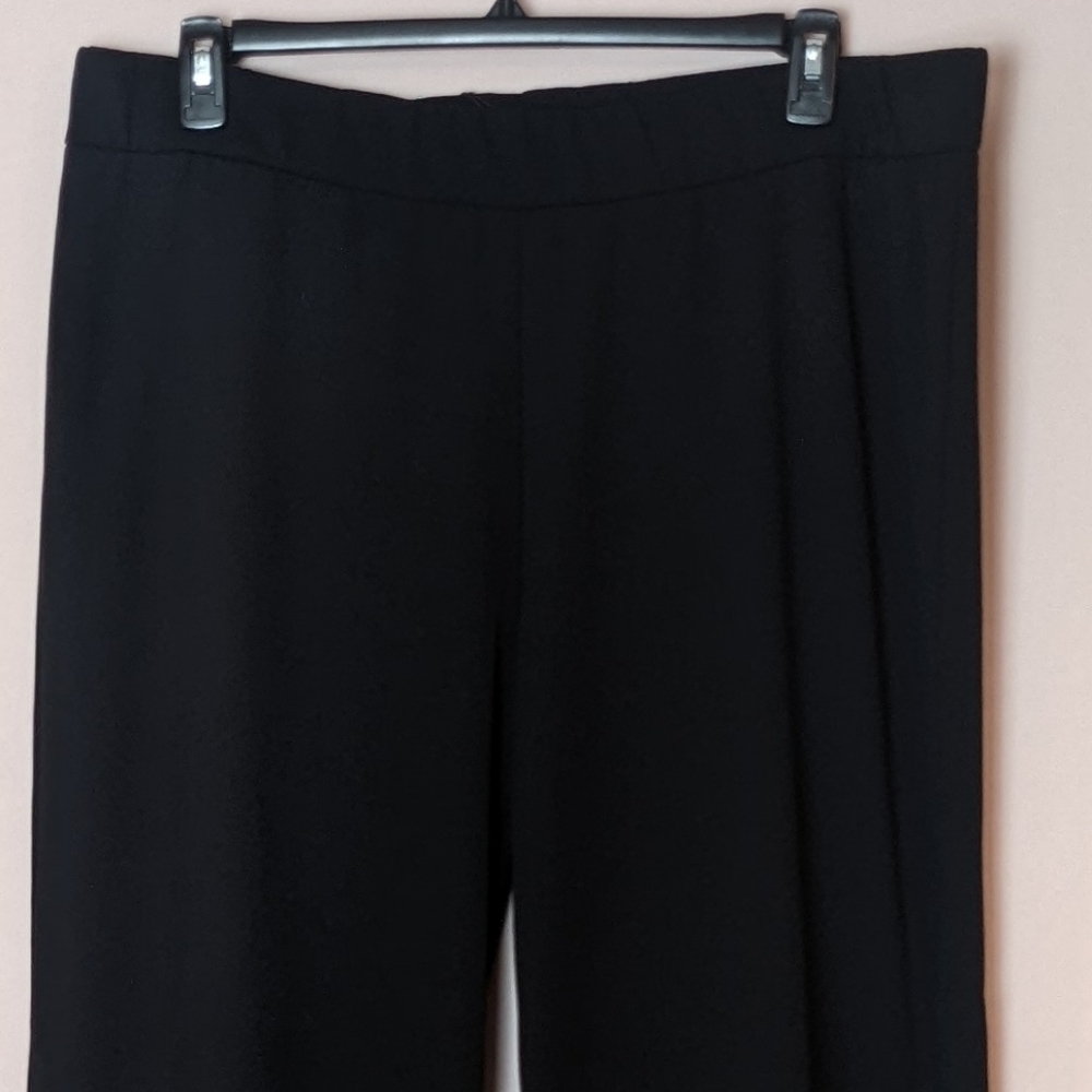 Base Level Curvy Arah Black Wide Leg Pants - Picture 2 of 12
